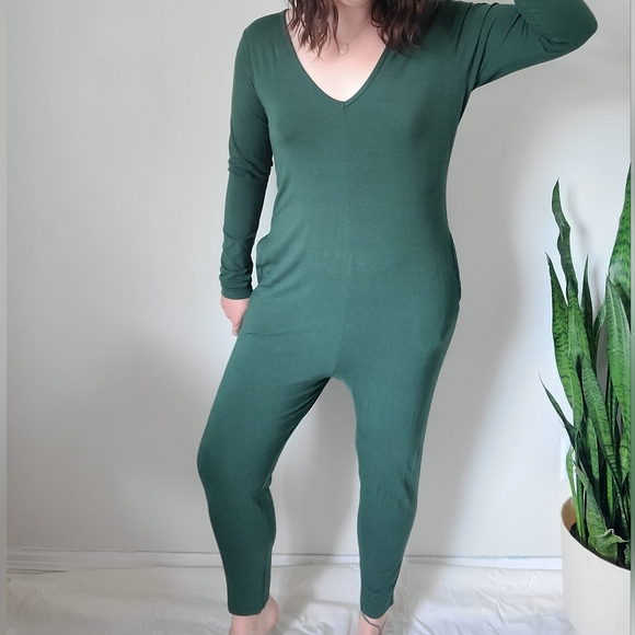 Smash + Tess Pants - Smash & Tess Green Romper Jumpsuit Playsuit